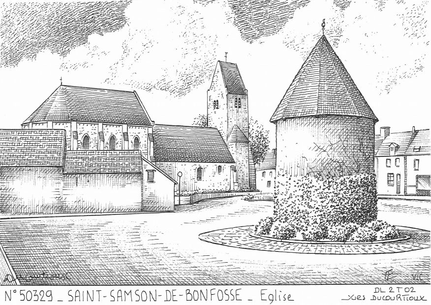 N 50329 - ST SAMSON DE BONFOSSE - glise